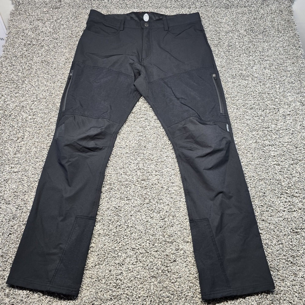 Club Ride Fat Jack Mountain Bike Pants Men Size XL  (36x32)  Black Cycling